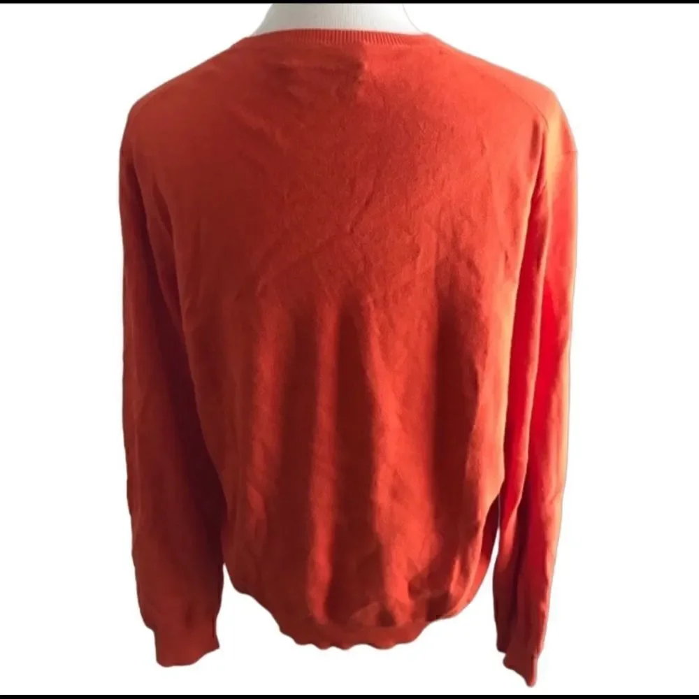 Polo by Ralph Lauren Poppy Orange Sweater Sz L